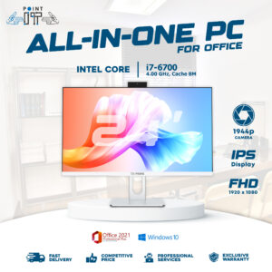 All In One PC TX-PRIME WEBCAM Intel Core i7-6700 / RAM 8GB / NVME 512GB / LED 24" IPS FHD - Lengkap Siap Pakai